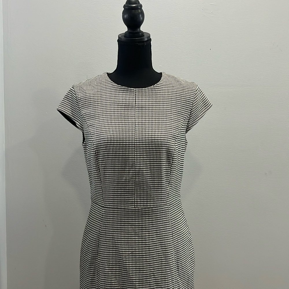 Houndstooth H&M work dress